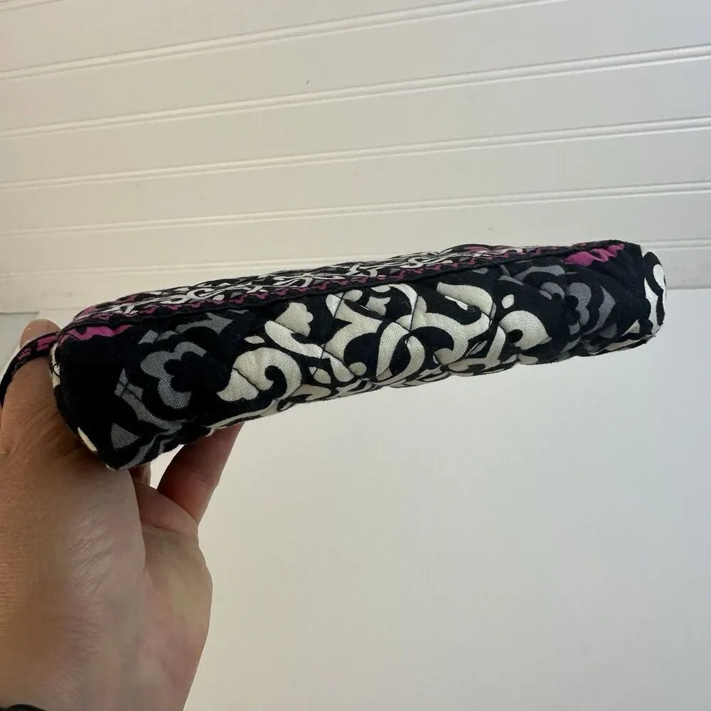VERA BRADLEY Canterberry Magenta Small Cosmetic Travel Makeup Toiletry Bag